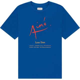 AIME LEON DORE Regular T Shirt Unisex Blue