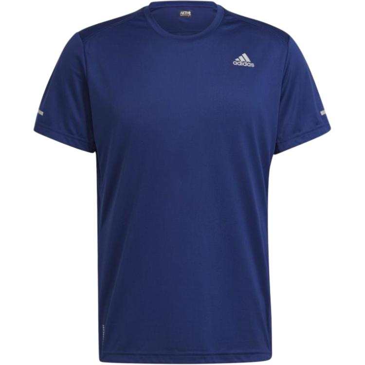 Adidas Adidas AEROREADY Camiseta Run It T Shirt Men's Victory Blue