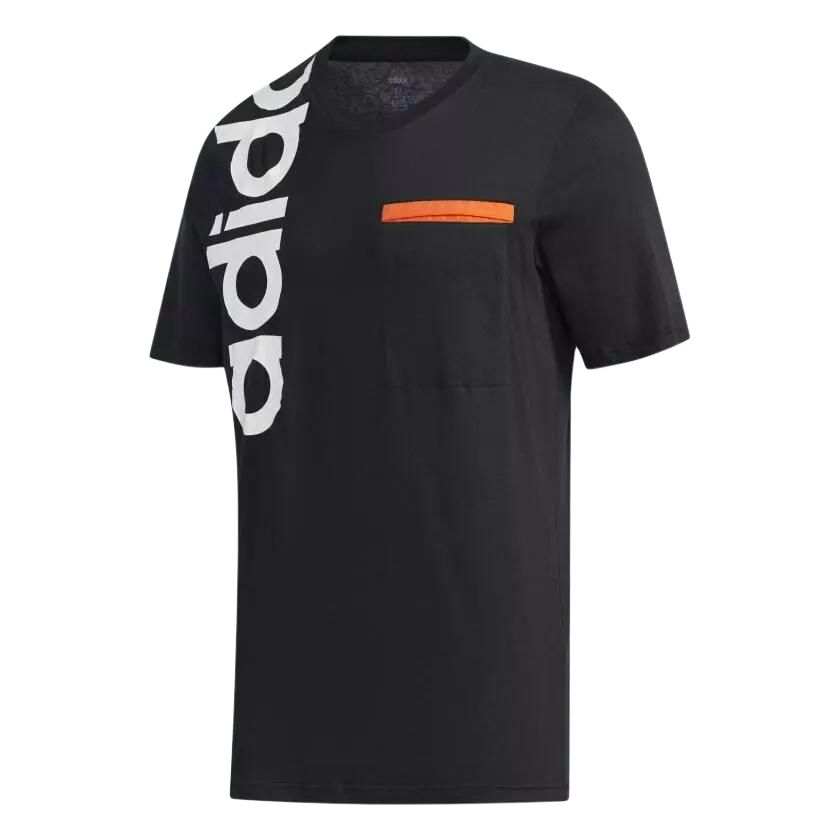 Adidas Adidas T Shirts Men's Black Crew Neck Moderate