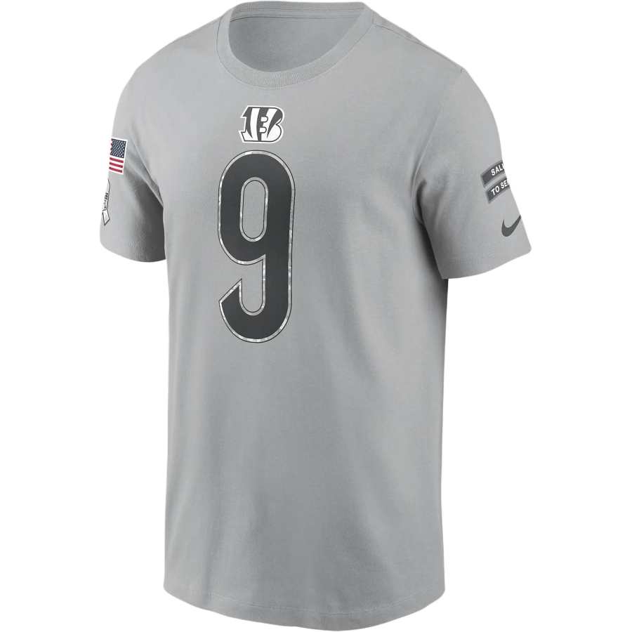 Nike Nike Joe Burrow Cincinnati Bengals Salute To Service Men's Nike Nfl T Shirt