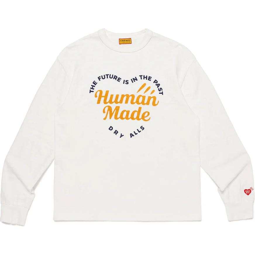 Human Made logo-print long-sleeved T-shirt