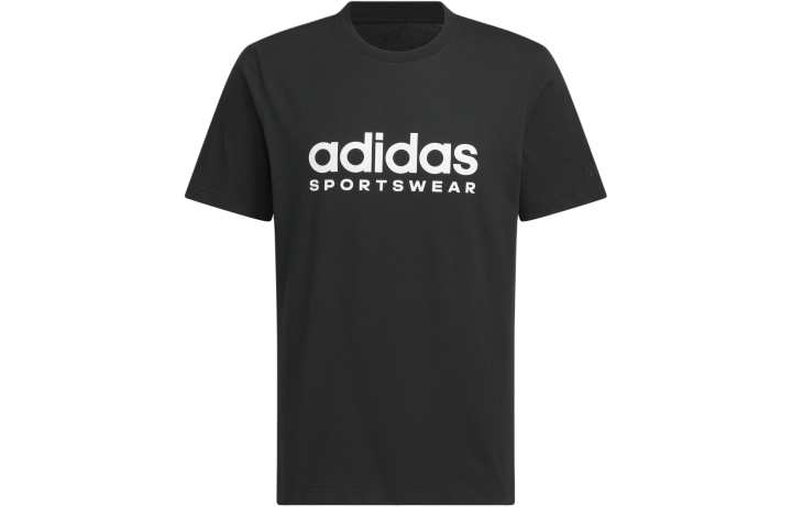 Adidas Adidas Big Linear Logo T-shirt Asia Sizing 'Black White'