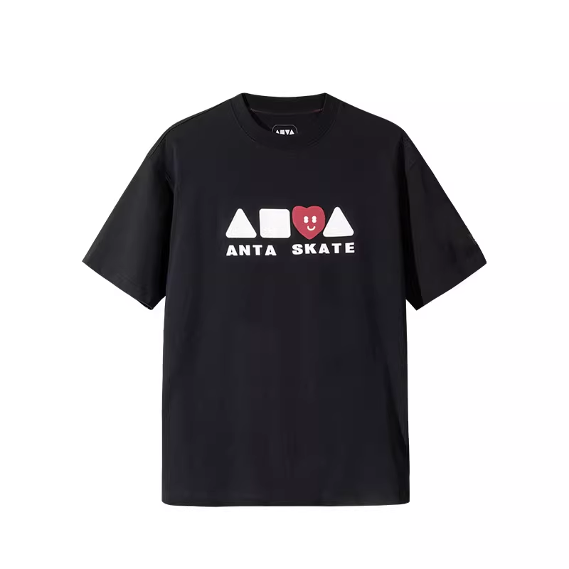 Anta Lifestyle Collection Sports Lifestyle Collection T Shirt Unisex Basic Black