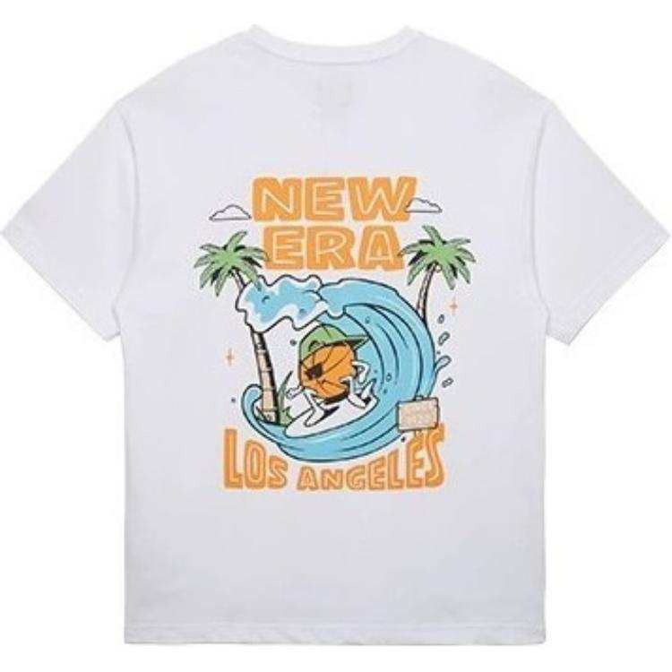 New Era FW24 T Shirt Unisex White