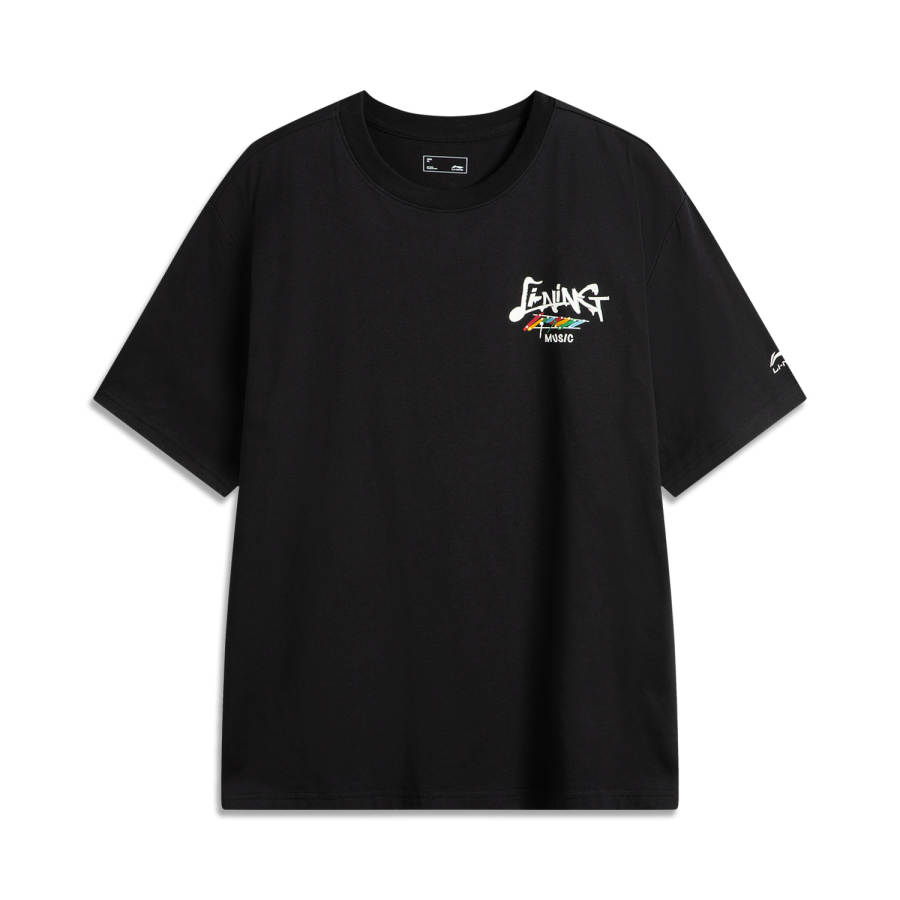 Li-Ning Li Ning Sports Life Collection T Shirt Unisex Black