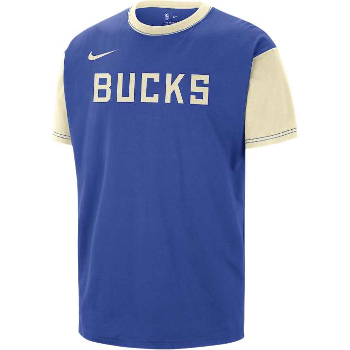 Nike Nike Milwaukee Bucks Courtside City Edition Men's Nike Nba T Shirt