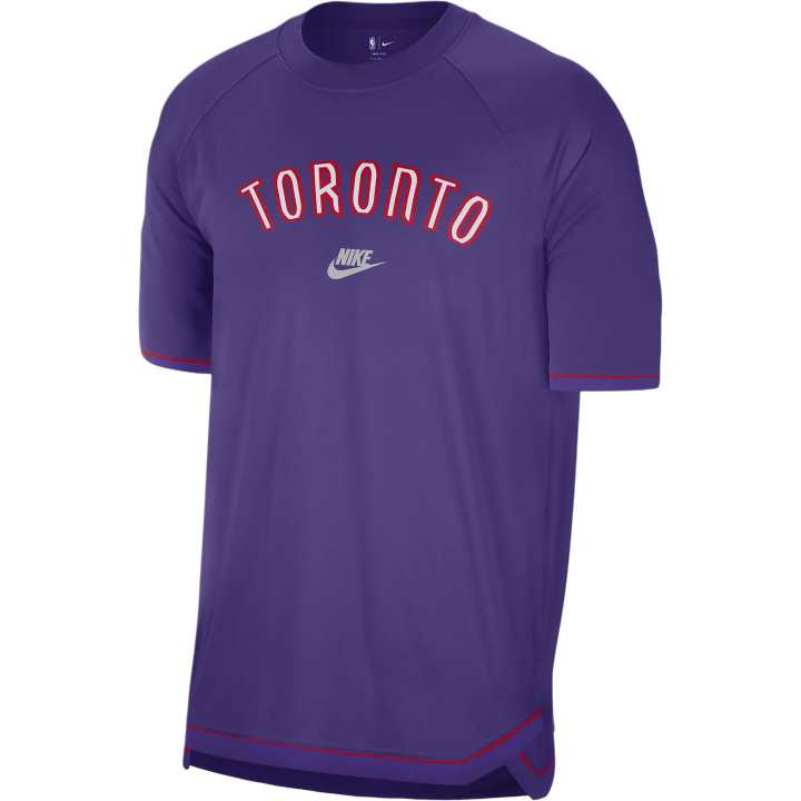 Nike Nike Toronto Raptors Hardwood Classics Men's Nike Dri-FIT Nba Short-Sleeve Pregame Top