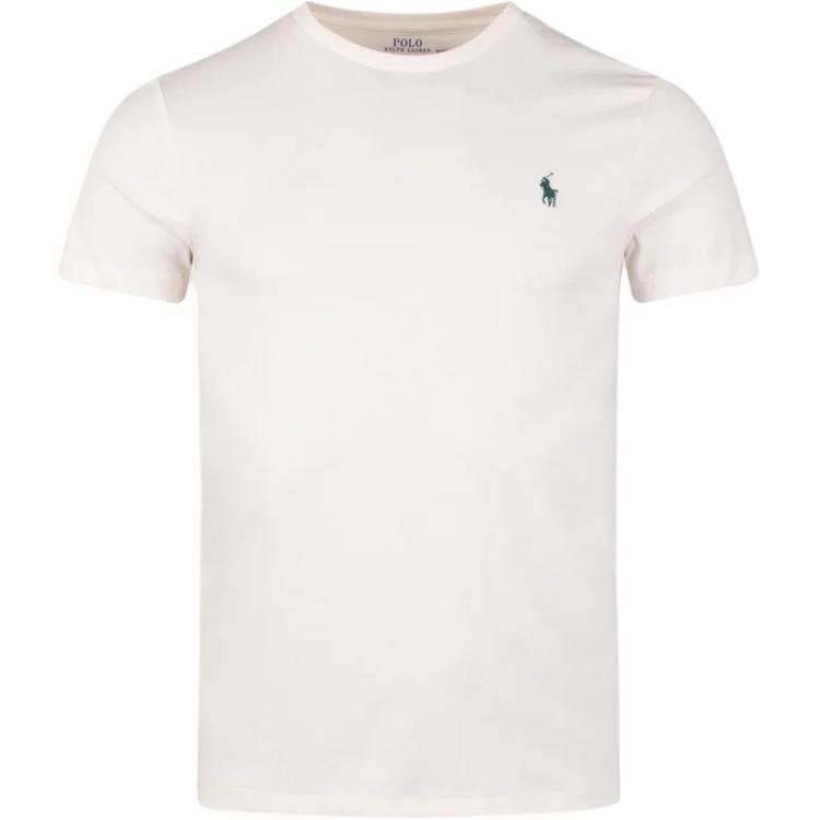Polo Ralph Lauren Logo Embroidered Crewneck T Shirt