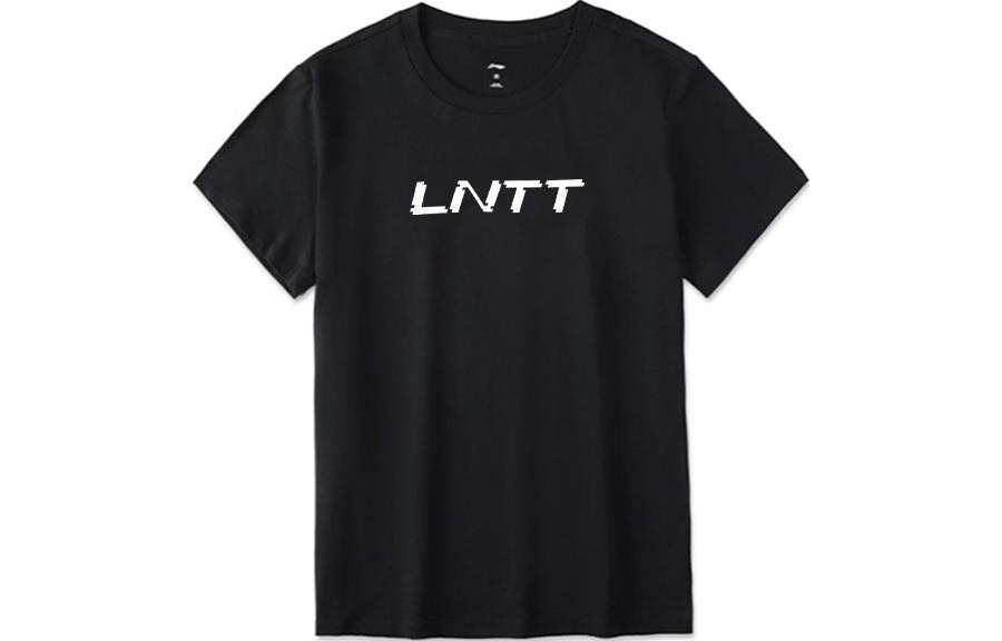 Li-Ning Li Ning Drop Shoulder Sleeve T Shirt Unisex Black