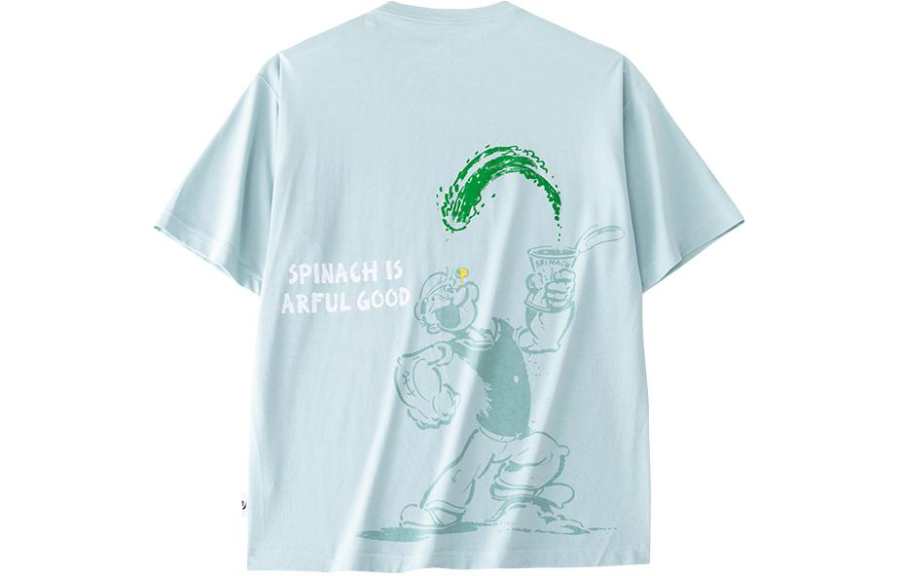 Anta x POPEYE T Shirt Men's Crystal Blue