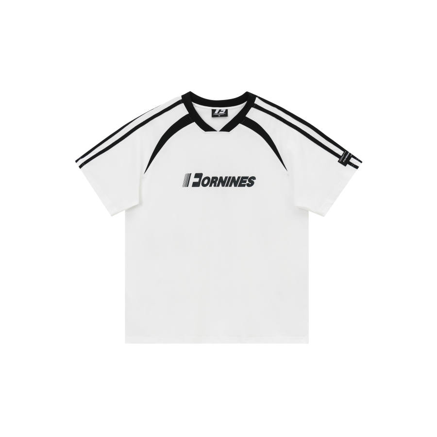 FORNINES T Shirts Unisex V Neck Moderate Straight Fit