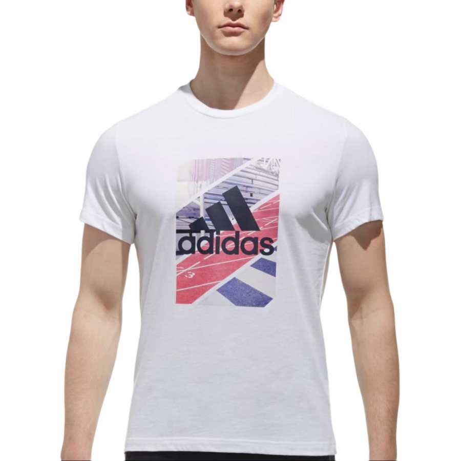 Adidas Adidas GFX T PHOTO T Shirt Men's White