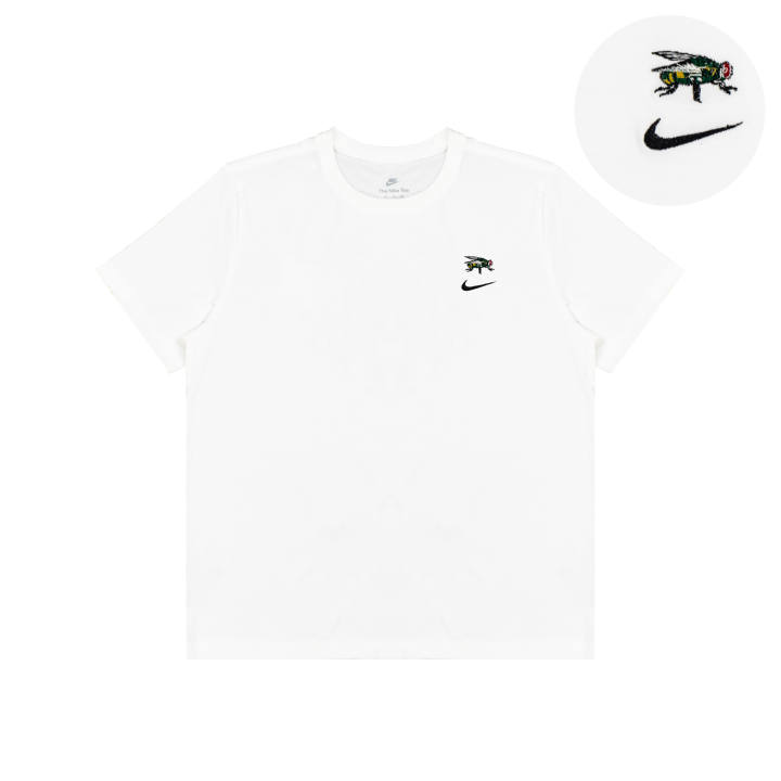 Nike Nike T Shirts Unisex White Crew Neck Moderate Straight Fit