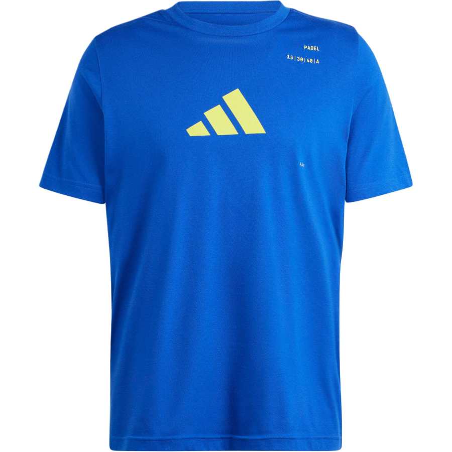 Adidas Adidas AEROREADY T Shirts Men's Blue Crew Neck Moderate Straight Fit
