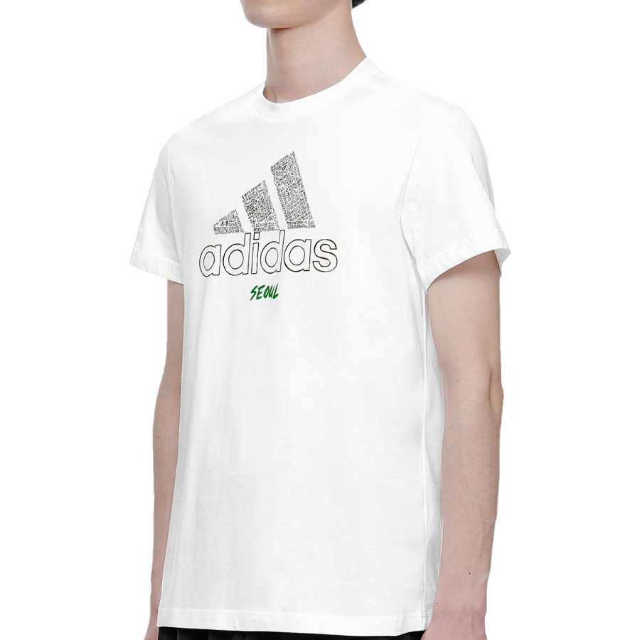 Adidas Adidas T Shirts Unisex White Crew Neck Moderate