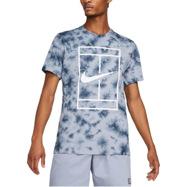 Nike Nike T Shirts Men's Indigo Mist Crew Neck