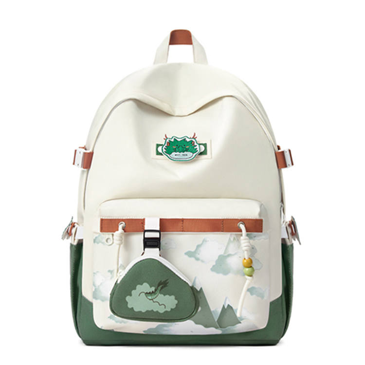 MR.ACE HOMME Polyester University Student Backpack With Design Sensibility Niche Backpack Large Unisex