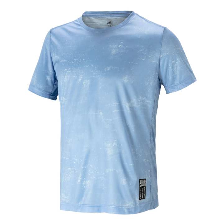 Adidas Adidas T Shirt Men's Glossy Finish Blue