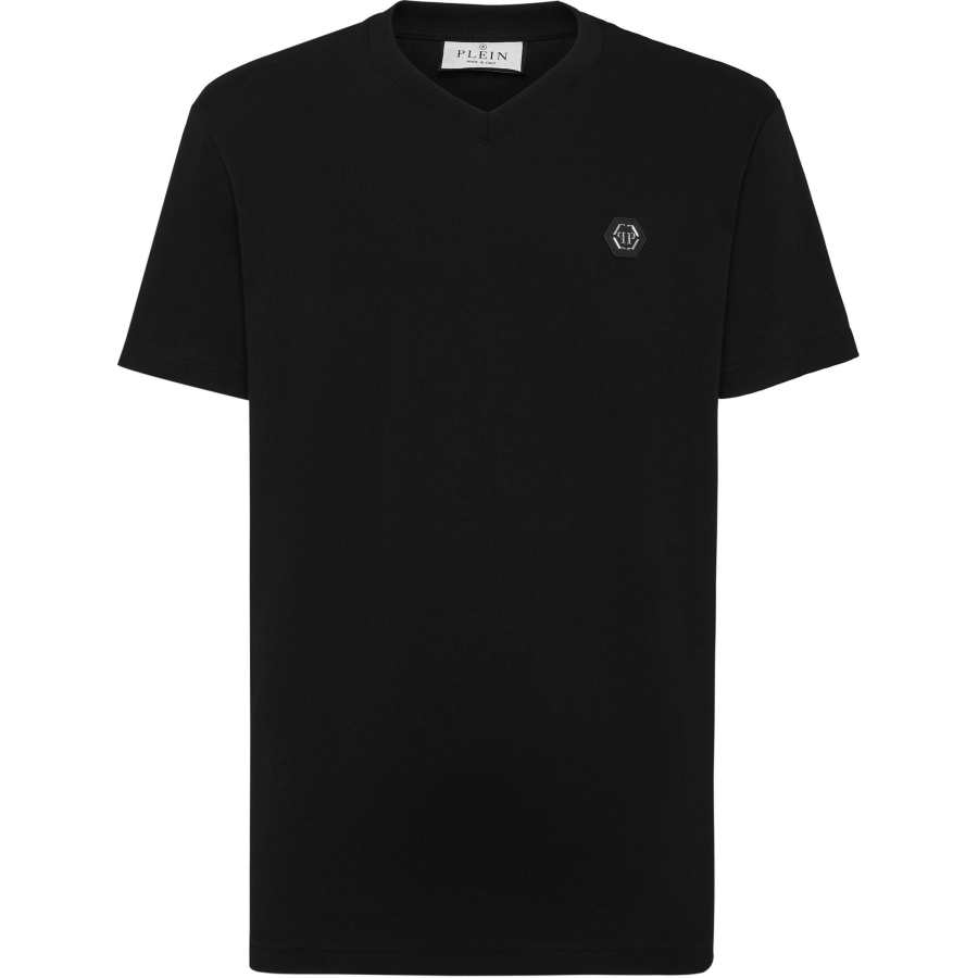 Philipp Plein logo-appliqué cotton T-shirt