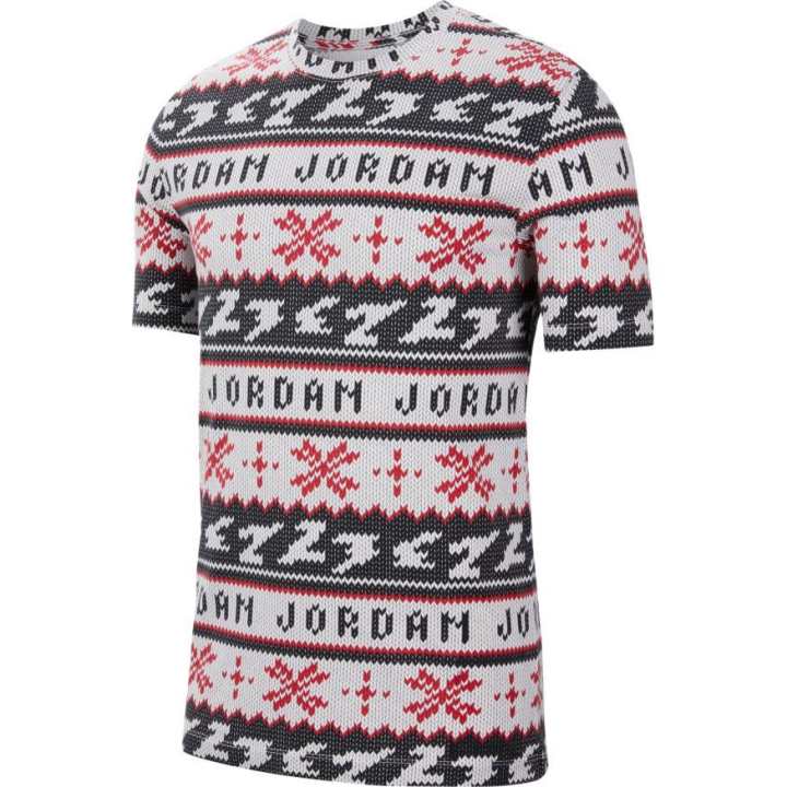 Jordan Jordan Apparel T Shirts Men's Red Crew Neck Moderate Straight Fit