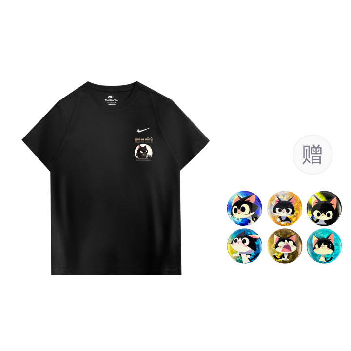 Nike Nike Sportswear T Shirt Unisex Black, With Complimentary Badge