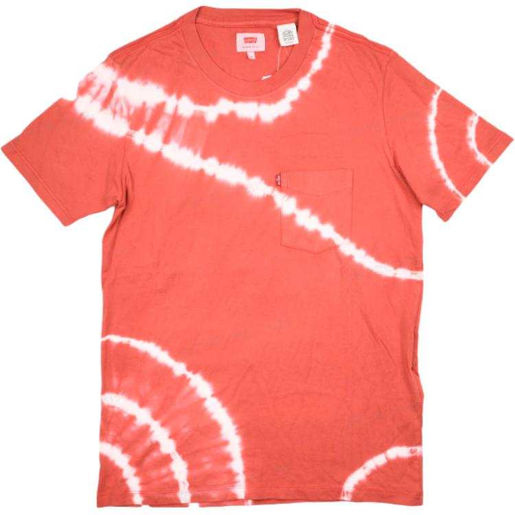 Levis Levis T Shirts Men's Red Crew Neck Moderate