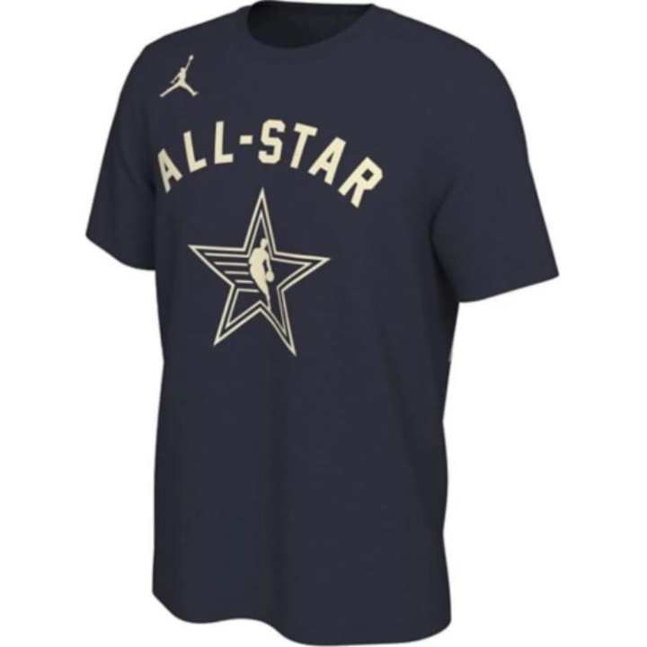 Nike Nike T Shirts Men's Marine Blue Crew Neck Moderate Straight Fit