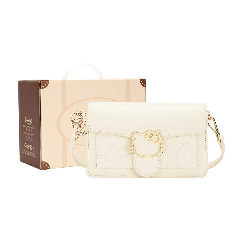 Sanrio MESUCA/Mesuka Synthetic Leather Shoulder Bag, Crossbody Bag, Small Square Bag Women's
