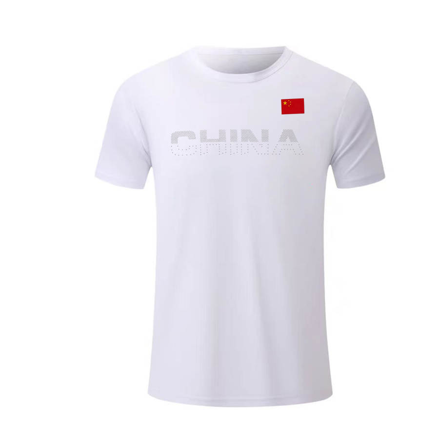 Li-Ning Li Ning T Shirts Men's White Crew Neck Thin