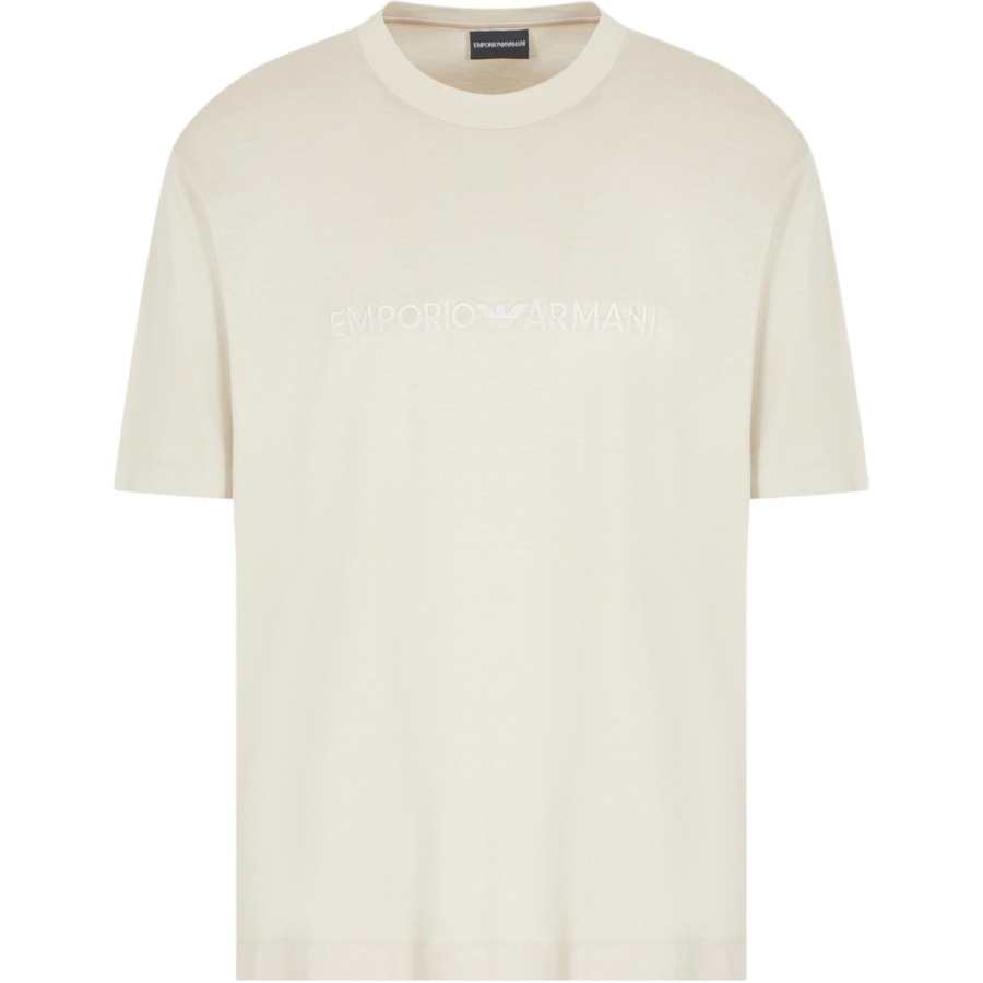 EMPORIO ARMANI T Shirt Men's Milk White