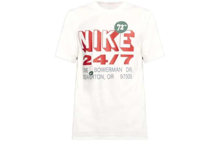 Nike Nike T Shirts Men's Canvas Crew Neck Moderate Straight Fit