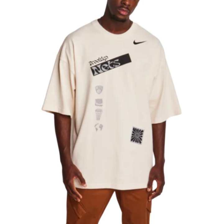 Nike Nike T Shirts Men's Beige Crew Neck