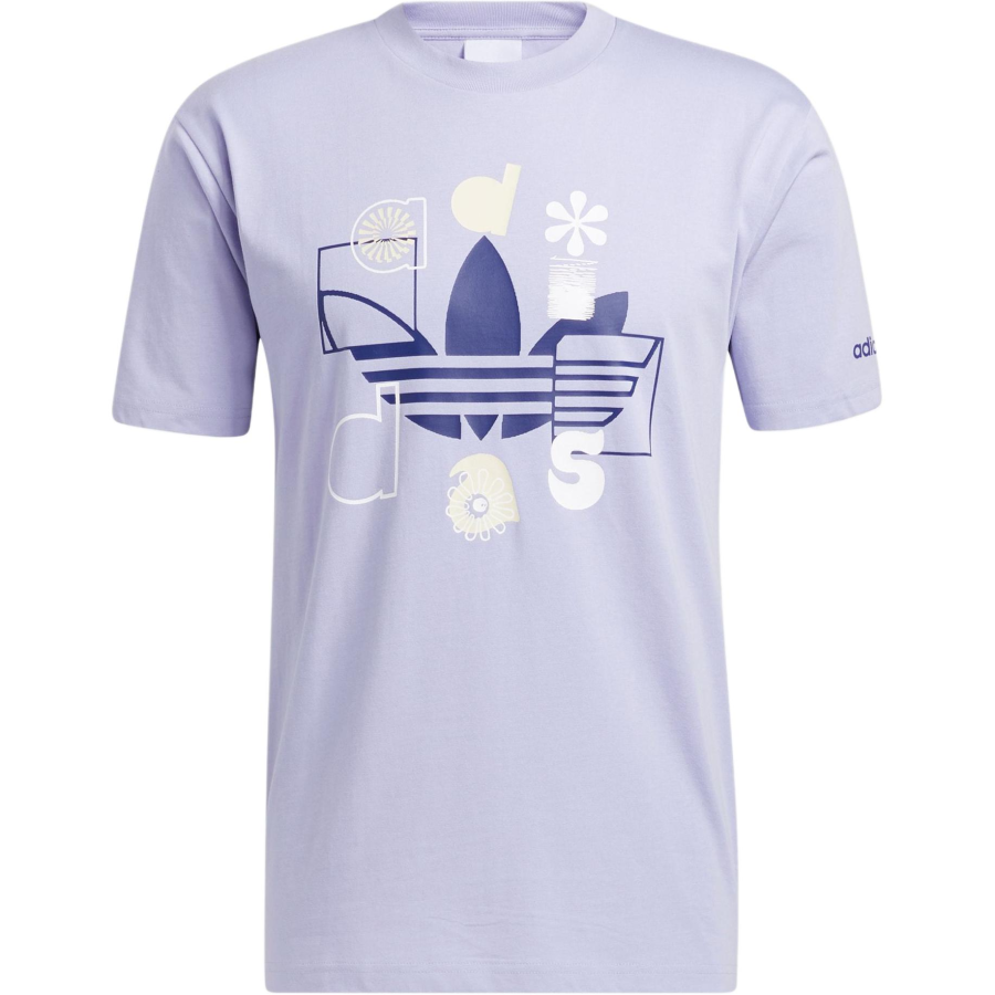 Adidas Originals Trefoil T Shirt Men's Dark Purple