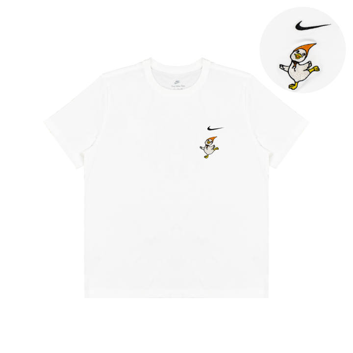 Nike Nike T Shirts Unisex White Crew Neck Moderate Straight Fit