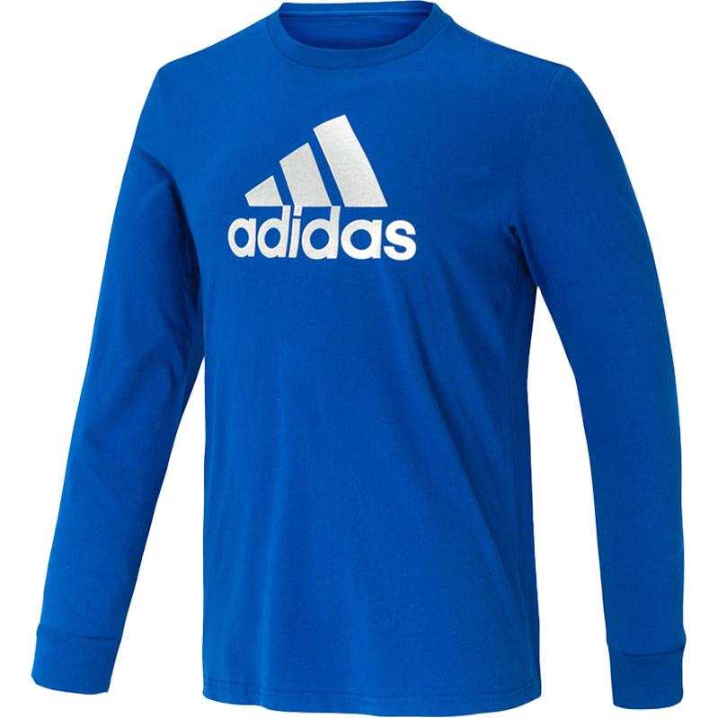 Adidas Adidas T Shirts Men's Blue Crew Neck Moderate