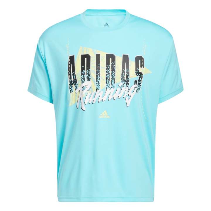 Adidas Adidas T Shirts Men's Blue Crew Neck Moderate