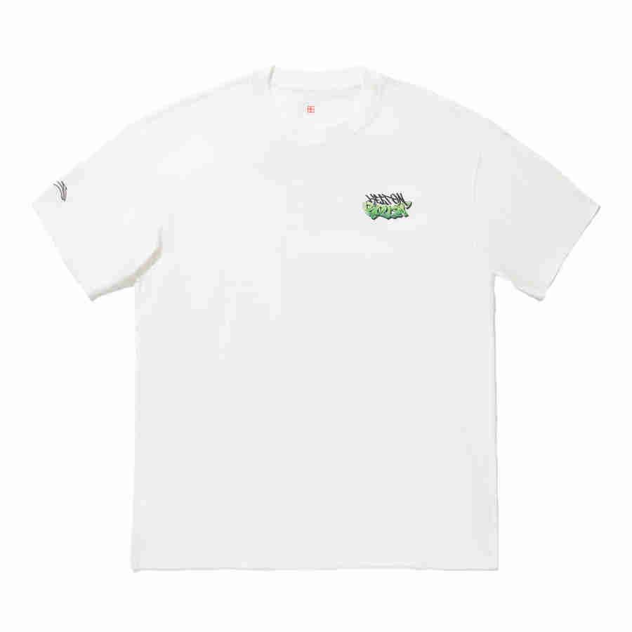 Li-Ning Li Ning T Shirts Unisex White Crew Neck Moderate Straight Fit