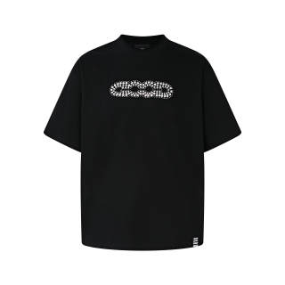 GB T Shirts Unisex Black Crew Neck Moderate
