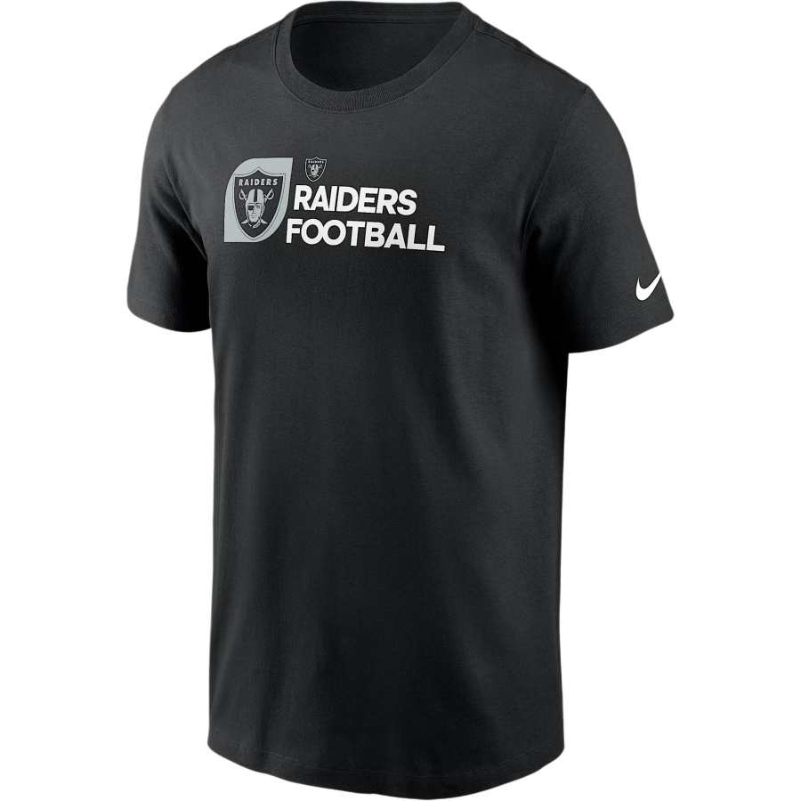 Nike Nike NFL Las Vegas Las Vegas Raiders Team Outline Essential T Shirt Men's Black