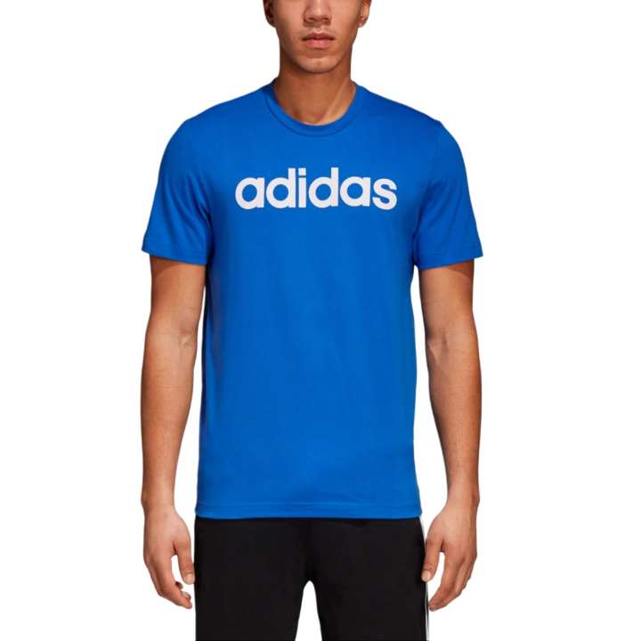 Adidas Adidas T Shirt Men's Highlighter Blue