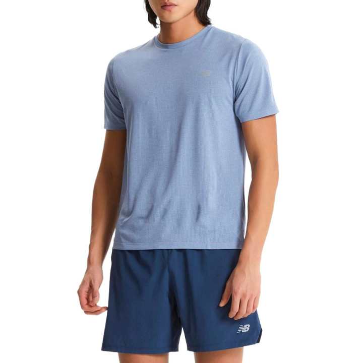 New Balance New Balance T Shirts Men's Blue Crew Neck