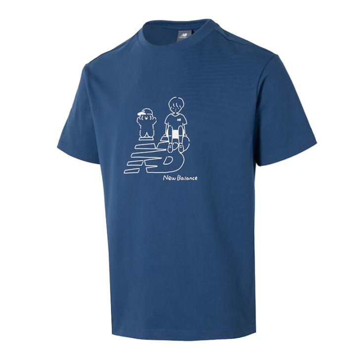 New Balance New Balance T Shirt Unisex Dark Blue