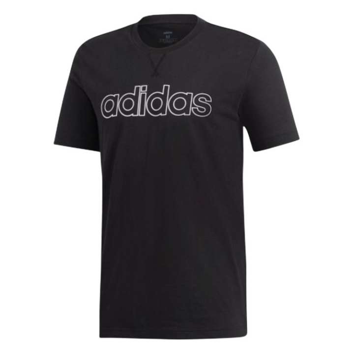 Adidas Adidas T Shirts Men's Black Crew Neck Moderate Straight Fit