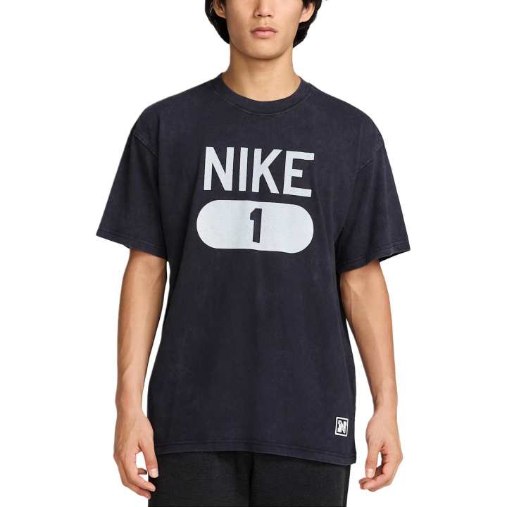 Nike Nike T Shirts Men's Black Crew Neck Moderate