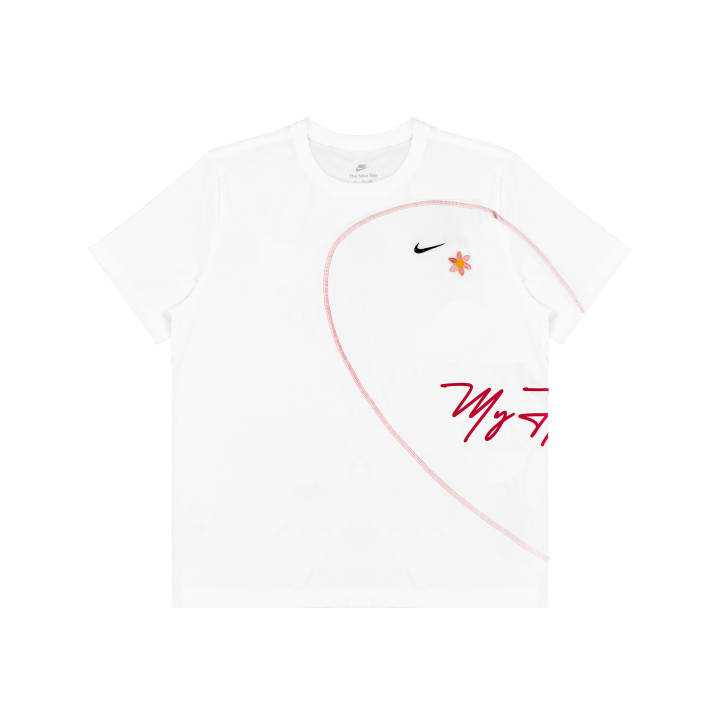 Nike Nike T Shirts Unisex White Crew Neck Moderate Straight Fit
