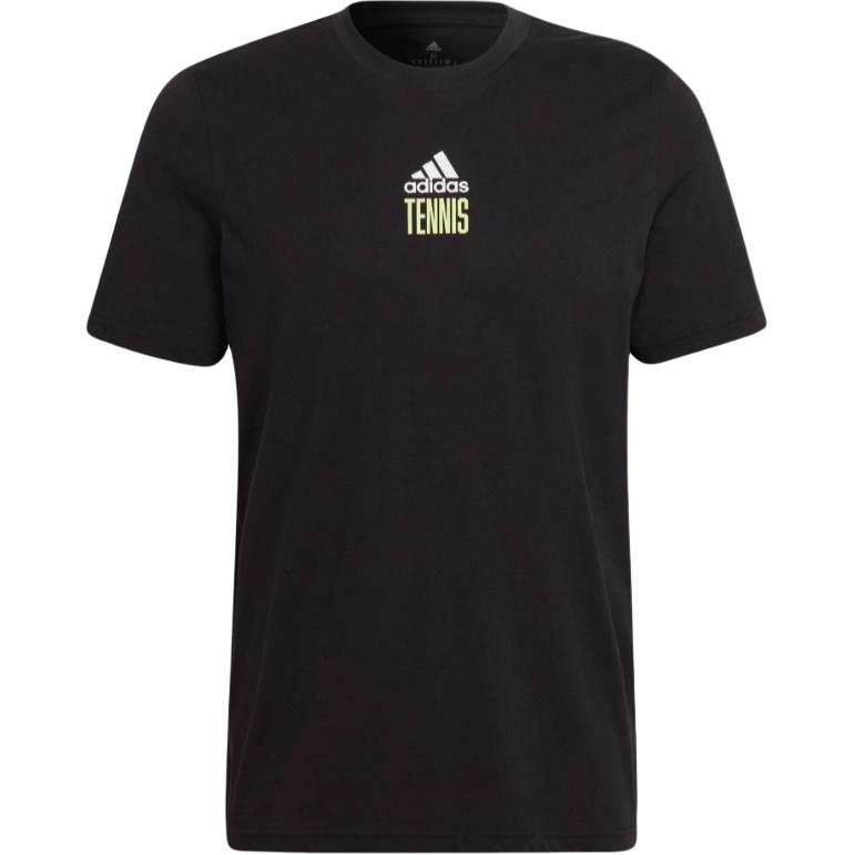 Adidas Adidas TennisParis T Shirt Men's Black