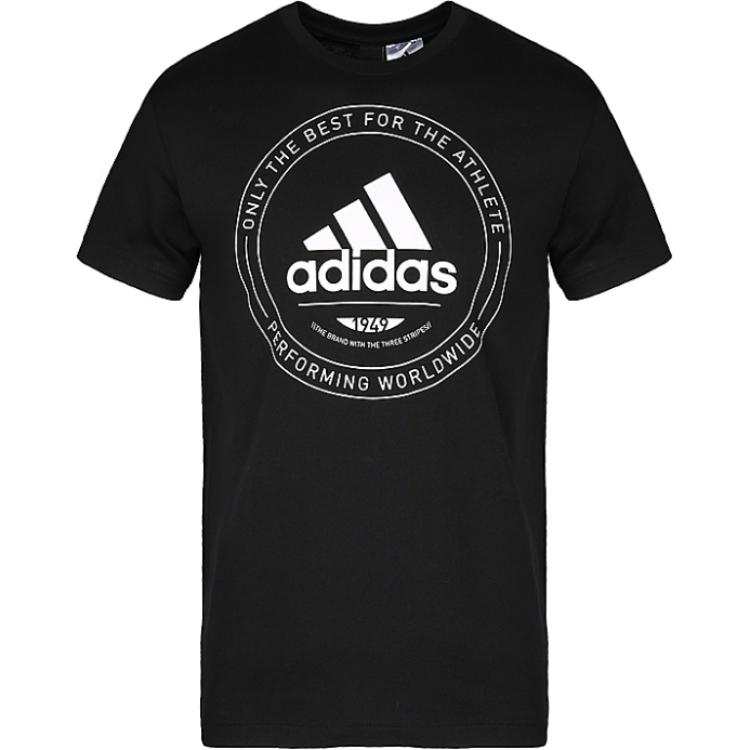 Adidas Adidas ADI EMBLEM T Shirt Men's Black