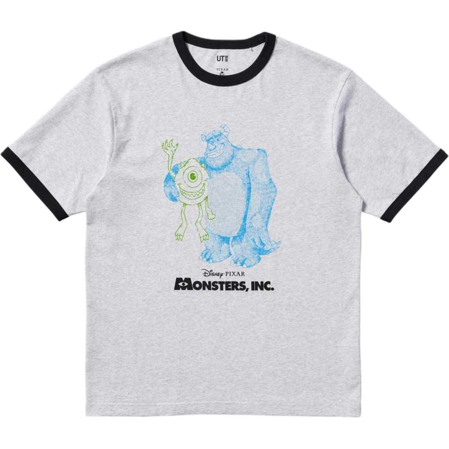 UNIQLO x PIKESI,LIANMINGKUAN SS25 T Shirt Unisex Gray