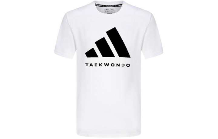 Adidas Adidas Taekwondo T Shirt Unisex White Black
