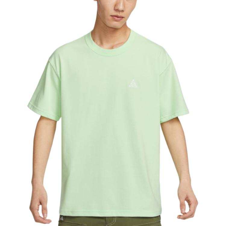Nike Nike T Shirts Men's Vapor Green Crew Neck Moderate